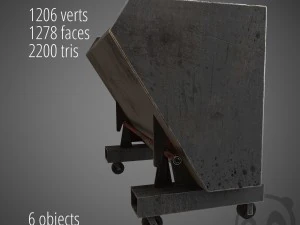 stell dumpster 3D Model