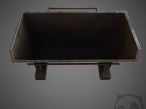 stell dumpster Modello 3D