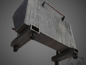stell dumpster Modello 3D