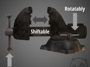 metal gripe Modèle 3D