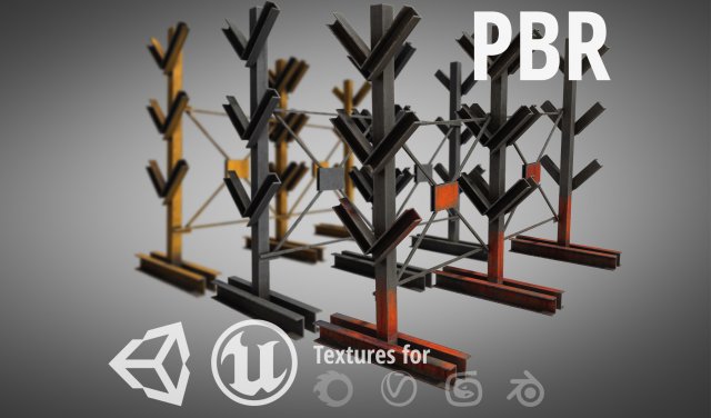rack 3Dモデル .c4d .max .obj .3ds .fbx .stl .blend 
