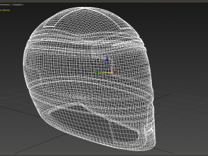 helmet racing type Modello 3D