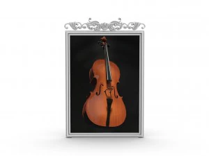 art frame with ornament and texture 3D Model