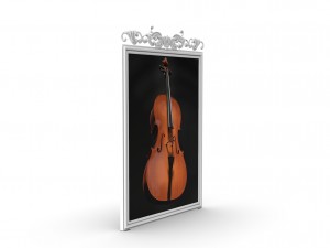 art frame with ornament and texture 3D Model