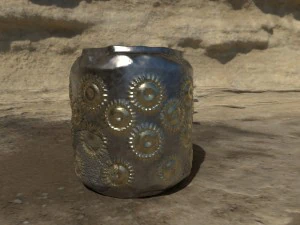 stylized brass 3D Model