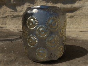 stylized brass 3D Model