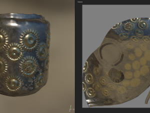 stylized brass 3D Model