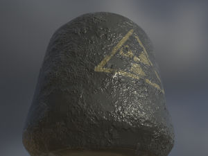 brass - low poly - pbr 3Dモデル