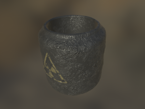 brass - low poly - pbr 3Dモデル