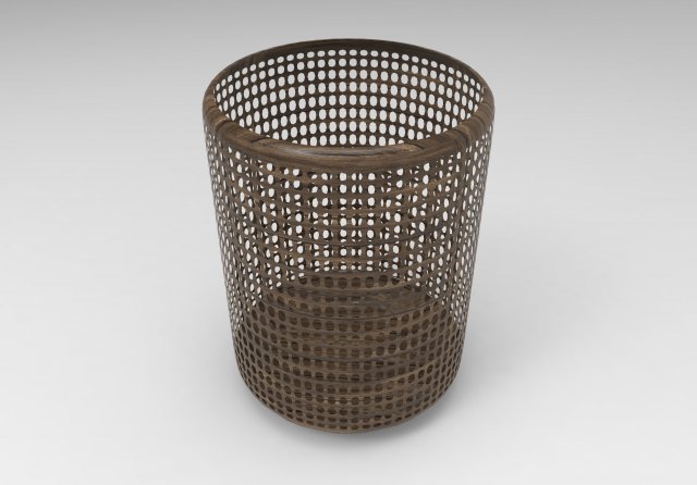 waste basket trash Modelo 3D .c4d .max .obj .3ds .fbx .stl .blend 