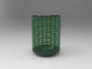 waste basket trash Modelo 3D