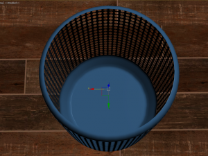 waste basket trash Modelo 3D