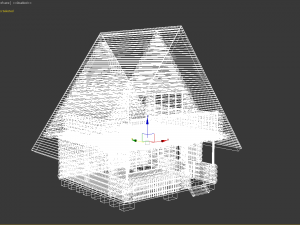 log house Modèle 3D