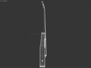 acoustic guitar 3D Model