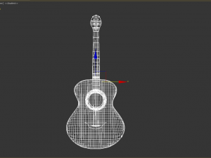 acoustic guitar 3D Model