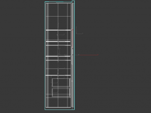 wardrobe wood 3D-Modell