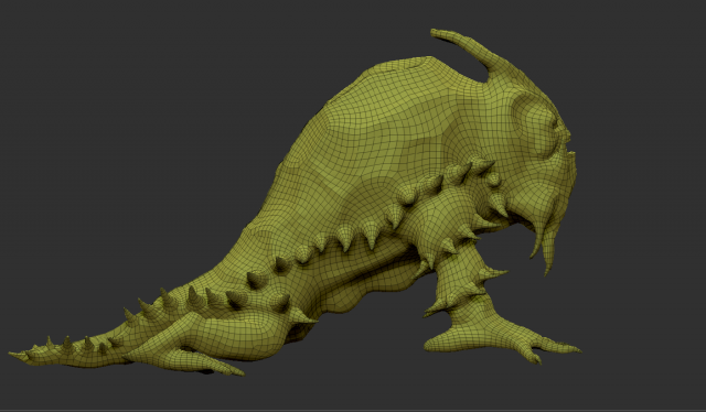crawl creature 3D Модель .c4d .max .obj .3ds .fbx .stl .blend 