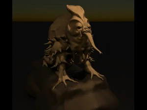 crawl creature 3D Model