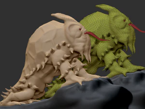 crawl creature 3D Model