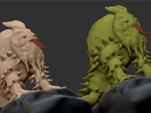 crawl creature 3D Модель