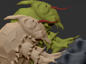 crawl creature 3D Model