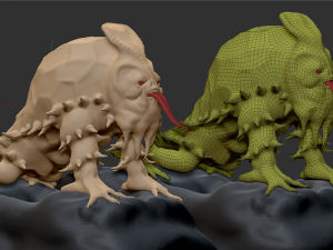 crawl creature 3D Модель