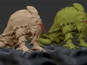 crawl creature 3D Model