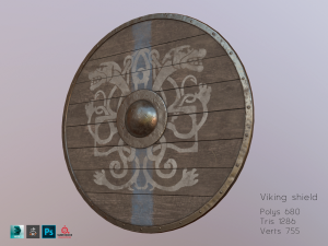 viking and armor 3D 모델