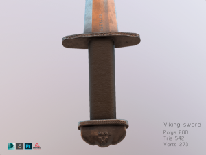 viking and armor 3D 모델
