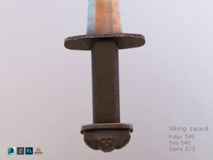 viking and armor 3D Model