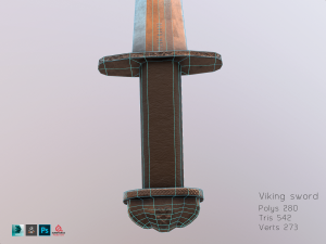 viking and armor 3D 모델
