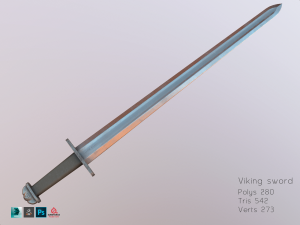 viking and armor 3D 모델