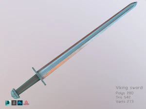 viking and armor 3D Model