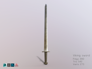 viking and armor 3D 모델
