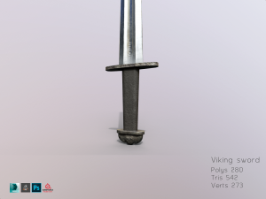 viking and armor 3D 모델