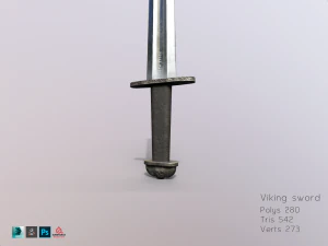 viking and armor 3D Model
