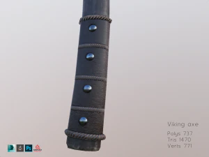 viking and armor 3D Model