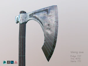 viking and armor 3D Model