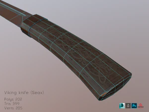 viking and armor 3D Model