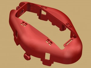 aerodynamic composite case for quadcopter dji f450 Modèles 3D en vedette