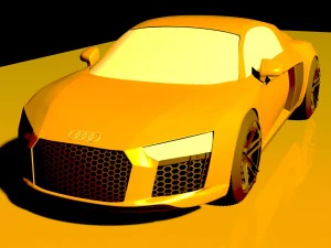Auto R8 3D Modell