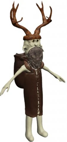 the swamp man obj 3D Model .c4d .max .obj .3ds .fbx .stl .blend 