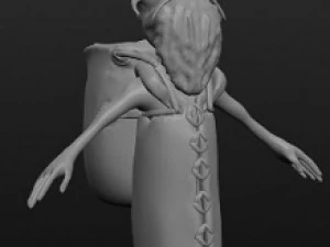 the swamp man obj 3D Model