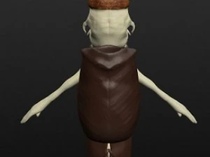 the swamp man obj 3D Model