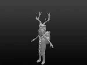 the swamp man obj 3D Model
