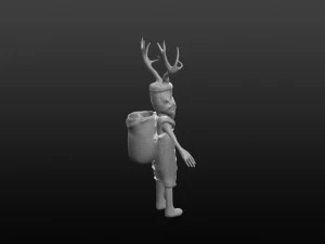 the swamp man obj 3D Model