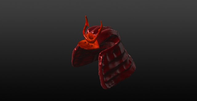 samurai helmet Modèle 3D .c4d .max .obj .3ds .fbx .stl .blend 