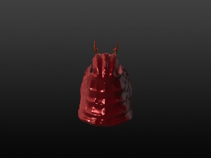 samurai helmet Modèle 3D