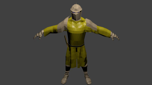 knight 3D Model .c4d .max .obj .3ds .fbx .stl .blend