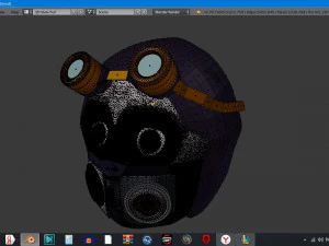 face of a cartoon character 3D Model